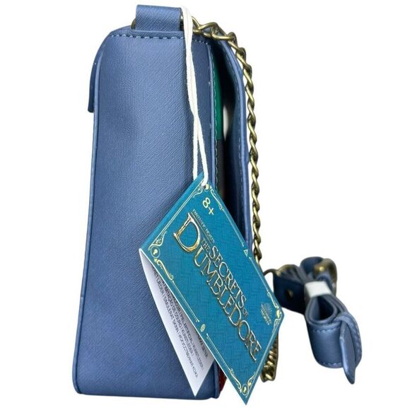 NEW Loungefly Fantastic Beasts Magical Books Chain Strap Crossbody Bag - Picture 7 of 9